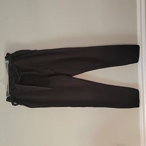 2/$15 Black Belted Pull-on Pants